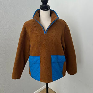 MADEWELL Women's (Re)sourced Fleece Popover Jacket -Size XS